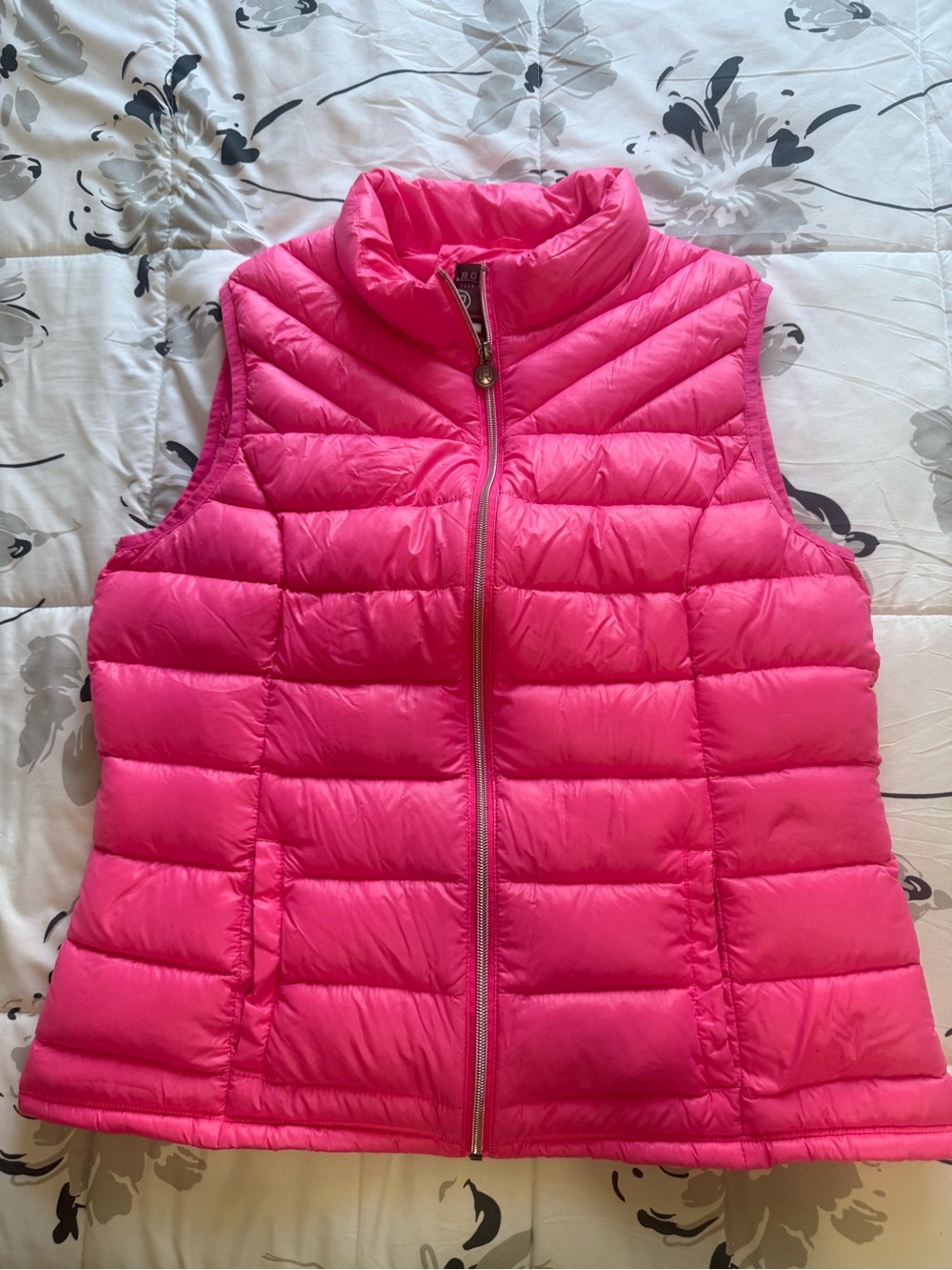 Hot Pink Quilted Puffer Vest - Women Jackets & Coats